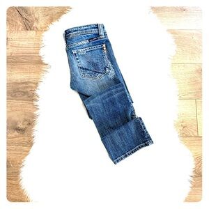 Miss Me JF4408 Distressed Stitching Crops